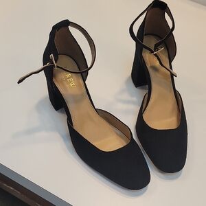 J. Crew Black Heels